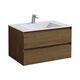 Купить База под раковину Luka 800 подвесная, 2 выкатных ящика soft-close, T.Oak, , шт (vmc-2l800to) по цене 17670 руб., в Санкт-Петебруге в интернет магазине 100-Систем, а также дургие товары Vincea из раздела Тумбы под раковину и Мебель для ванной комнаты