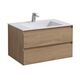 Купить База под раковину Luka 800 подвесная, 2 выкатных ящика soft-close, N.Oak, , шт (vmc-2l800no) по цене 17670 руб., в Санкт-Петебруге в интернет магазине 100-Систем, а также дургие товары Vincea из раздела Тумбы под раковину и Мебель для ванной комнаты