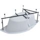 Купить Акриловая ванна Aquanet Capri 160x100 R (с каркасом) (205386) по цене 29179 руб., в Санкт-Петебруге в интернет магазине 100-Систем, а также дургие товары AQUANET из раздела Акриловые ванны и Ванны