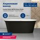 Купить Акриловая ванна Aquanet Family Smart 170x78 88778 Gloss Finish черный глянец (88778-gb) по цене 101320 руб., в Санкт-Петебруге в интернет магазине 100-Систем, а также дургие товары AQUANET из раздела Акриловые ванны и Ванны