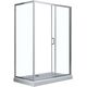Купить Душевая дверь Aquanet SD-1400A 140, прозрачное стекло (sd-1400a) по цене 19020 руб., в Санкт-Петебруге в интернет магазине 100-Систем, а также дургие товары AQUANET из раздела Душевые двери и Душевые двери, перегородки