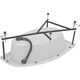 Купить Каркас сварной для акриловой ванны Aquanet Mia140x80 L/R (246497) по цене 2891.7 руб., в Санкт-Петебруге в интернет магазине 100-Систем, а также дургие товары AQUANET из раздела Каркасы и Комплектующие для ванн