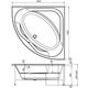 Купить Каркас сварной для акриловой ванны Aquanet Vista 150x150 (254382) по цене 4001 руб., в Санкт-Петебруге в интернет магазине 100-Систем, а также дургие товары AQUANET из раздела Каркасы и Комплектующие для ванн