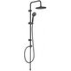 Купить Душевая стойка Aquanet Passion R AF300-70-R-B (af300-70-r-b) по цене 7990 руб., в Санкт-Петебруге в интернет магазине 100-Систем, а также дургие товары AQUANET из раздела Душевые гарнитуры и Душевые стойки, системы, панели, гарнитуры