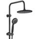Купить Душевая стойка Aquanet Passion R AF300-70-R-B (af300-70-r-b) по цене 7990 руб., в Санкт-Петебруге в интернет магазине 100-Систем, а также дургие товары AQUANET из раздела Душевые гарнитуры и Душевые стойки, системы, панели, гарнитуры