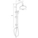 Купить Душевая стойка Aquanet Passion R AF300-70-R-B (af300-70-r-b) по цене 7990 руб., в Санкт-Петебруге в интернет магазине 100-Систем, а также дургие товары AQUANET из раздела Душевые гарнитуры и Душевые стойки, системы, панели, гарнитуры