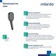 Купить ILS3FB0M18, Лейка для душа, черная матовая, 3F, Ideal Spa, Milardo, ILS3FB0M18 (ils3fb0m18) по цене 1790 руб., в Санкт-Петебруге в интернет магазине 100-Систем, а также дургие товары MILARDO из раздела Лейки и Комплектующие для душа