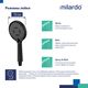 Купить Лейка для душа, черная матовая, 3F, Ideal Spa, Milardo, ILS3FBRM18 (ils3fbrm18) по цене 1590 руб., в Санкт-Петебруге в интернет магазине 100-Систем, а также дургие товары MILARDO из раздела Лейки и Комплектующие для душа