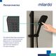 Купить Лейка для душа, черная матовая, 3F, Ideal Spa, Milardo, ILS3FBSM18 (ils3fbsm18) по цене 1190 руб., в Санкт-Петебруге в интернет магазине 100-Систем, а также дургие товары MILARDO из раздела Лейки и Комплектующие для душа