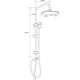 Купить Душевая стойка Aquanet Passion RC AF300-70-RC-С (af300-70-rc-c) по цене 7990 руб., в Санкт-Петебруге в интернет магазине 100-Систем, а также дургие товары AQUANET из раздела Душевые гарнитуры и Душевые стойки, системы, панели, гарнитуры