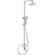 Купить Душевая стойка Aquanet Arctic R AF520-72-R-CW (af520-72-r-cw) по цене 21990 руб., в Санкт-Петебруге в интернет магазине 100-Систем, а также дургие товары AQUANET из раздела Душевые стойки и Душевые стойки, системы, панели, гарнитуры