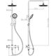 Купить Душевая стойка Aquanet Logic AF320-72-R-C (af320-72-r-c) по цене 18990 руб., в Санкт-Петебруге в интернет магазине 100-Систем, а также дургие товары AQUANET из раздела Душевые стойки и Душевые стойки, системы, панели, гарнитуры