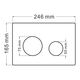 Купить Кнопка смыва ABBER AC0121MW белая матовая (ac0121mw) по цене 6930 руб., в Санкт-Петебруге в интернет магазине 100-Систем, а также дургие товары ABBER из раздела Клавиши смыва и Инсталляции