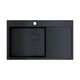 Купить Мойка Akisame 86-L Side-GB нерж. сталь/графит (4997043) по цене 69688 руб., в Санкт-Петебруге в интернет магазине 100-Систем, а также дургие товары Omoikiri из раздела Врезные мойки и Кухонные мойки