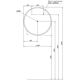 Купить Зеркало Оптима (Optima) D 800 LED (304264) (304264) по цене 13286 руб., в Санкт-Петебруге в интернет магазине 100-Систем, а также дургие товары AQUANET из раздела Зеркала и Мебель для ванной комнаты
