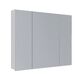 Купить Шкаф зеркальный Lemark UNIVERSAL 100х80 см 3-х дверный, цвет корпуса: Белый глянец (lm100zs-u) по цене 19940 руб., в Санкт-Петебруге в интернет магазине 100-Систем, а также дургие товары LEMARK из раздела Зеркальные шкафы для ванной и Мебель для ванной комнаты