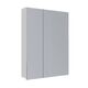 Купить Шкаф зеркальный Lemark UNIVERSAL 60х80 см 2-х дверный, цвет корпуса: Белый глянец (lm60zs-u) по цене 15290 руб., в Санкт-Петебруге в интернет магазине 100-Систем, а также дургие товары LEMARK из раздела Зеркальные шкафы для ванной и Мебель для ванной комнаты