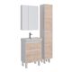 Купить Шкаф зеркальный Lemark UNIVERSAL 60х80 см 2-х дверный, цвет корпуса: Белый глянец (lm60zs-u) по цене 15290 руб., в Санкт-Петебруге в интернет магазине 100-Систем, а также дургие товары LEMARK из раздела Зеркальные шкафы для ванной и Мебель для ванной комнаты