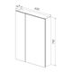 Купить Шкаф зеркальный Lemark UNIVERSAL 60х80 см 2-х дверный, цвет корпуса: Белый глянец (lm60zs-u) по цене 15290 руб., в Санкт-Петебруге в интернет магазине 100-Систем, а также дургие товары LEMARK из раздела Зеркальные шкафы для ванной и Мебель для ванной комнаты