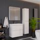 Купить Шкаф зеркальный Lemark UNIVERSAL 70х80 см 2-х дверный, цвет корпуса: Белый глянец (lm70zs-u) по цене 15990 руб., в Санкт-Петебруге в интернет магазине 100-Систем, а также дургие товары LEMARK из раздела Зеркальные шкафы для ванной и Мебель для ванной комнаты