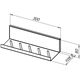 Купить Полка Aquanet Магнум 30x80 черная матовая, открытая (302224) по цене 1892 руб., в Санкт-Петебруге в интернет магазине 100-Систем, а также дургие товары AQUANET из раздела Деревянные полки и Полки для ванной комнаты