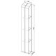 Купить Полка Aquanet Магнум H 15x100 черная матовая, вертикальная (326457) по цене 9463 руб., в Санкт-Петебруге в интернет магазине 100-Систем, а также дургие товары AQUANET из раздела Деревянные полки и Полки для ванной комнаты