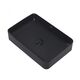 Купить Раковина накладная ABBER Rechteck AC2207MB черная матовая (ac2207mb) по цене 10710 руб., в Санкт-Петебруге в интернет магазине 100-Систем, а также дургие товары ABBER из раздела Накладные раковины и Раковины и пьедесталы