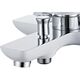 Купить Смеситель для ванны с душем Aquanet Arctic AF520-20СW (af520-20сw) по цене 9230 руб., в Санкт-Петебруге в интернет магазине 100-Систем, а также дургие товары AQUANET из раздела Смесители с коротким изливом и Смесители для ванны и душа