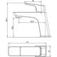 Купить Смеситель для раковины Aquanet Gotic AF440-10B (af440-10b) по цене 6392 руб., в Санкт-Петебруге в интернет магазине 100-Систем, а также дургие товары AQUANET из раздела Рычажные смесители и Смесители для раковины