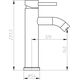Купить Смеситель для раковины Aquanet Steel AF210-10S (af210-10s) по цене 7850 руб., в Санкт-Петебруге в интернет магазине 100-Систем, а также дургие товары AQUANET из раздела Рычажные смесители и Смесители для раковины