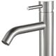 Купить Смеситель для раковины Aquanet Steel AF210-11S (af210-11s) по цене 8990 руб., в Санкт-Петебруге в интернет магазине 100-Систем, а также дургие товары AQUANET из раздела Рычажные смесители и Смесители для раковины