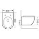 Купить Унитаз подвесной Aquanet Rimless Cetus-GW BL-102N-WHT серый (cetus-gw) по цене 22533.5 руб., в Санкт-Петебруге в интернет магазине 100-Систем, а также дургие товары AQUANET из раздела Унитазы подвесные и Унитазы