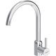 Купить D3007000 Logic кухонный смеситель поворотный, хром (d3007000) по цене 3390 руб., в Санкт-Петебруге в интернет магазине 100-Систем, а также дургие товары Dorff из раздела Рычажные смесители и Смесители для кухни