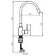 Купить D3007633 Logic кухонный смеситель с гибким изливом, белый (d3007633) по цене 5390 руб., в Санкт-Петебруге в интернет магазине 100-Систем, а также дургие товары Dorff из раздела Рычажные смесители и Смесители для кухни