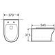 Купить Унитаз подвесной Aquanet Rimless Roll-W CL-12249D (roll-w) по цене 19650 руб., в Санкт-Петебруге в интернет магазине 100-Систем, а также дургие товары AQUANET из раздела Унитазы подвесные и Унитазы