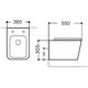 Купить Унитаз подвесной Aquanet Rimless Tavr-W BL-103N-WHT black черный матовый (tavr-w bw) по цене 23426 руб., в Санкт-Петебруге в интернет магазине 100-Систем, а также дургие товары AQUANET из раздела Унитазы подвесные и Унитазы