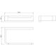 Купить Держатель для туалетной бумаги SMOOTH LINE открытый, графит (9726009) по цене 6440 руб., в Санкт-Петебруге в интернет магазине 100-Систем, а также дургие товары LEMARK из раздела Держатели туалетной бумаги и Держатели туалетной бумаги и освежителей воздуха