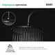 Купить Душевая насадка верхняя круглая, черная, Optima Home, IDDIS, OPH22BRi64 (oph22bri64) по цене 790 руб., в Санкт-Петебруге в интернет магазине 100-Систем, а также дургие товары IDDIS из раздела Верхний душ и Комплектующие для встраиваемых систем