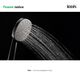 Купить Лейка для душа, черная матовая, Optima Home, IDDIS, OPH1FB9i18 (oph1fb9i18) по цене 500 руб., в Санкт-Петебруге в интернет магазине 100-Систем, а также дургие товары IDDIS из раздела Лейки и Комплектующие для душа
