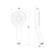 Купить Лейка для душа, черная матовая, Optima Home, IDDIS, OPH1FB9i18 (oph1fb9i18) по цене 500 руб., в Санкт-Петебруге в интернет магазине 100-Систем, а также дургие товары IDDIS из раздела Лейки и Комплектующие для душа