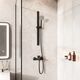 Купить Стойка для душа, черная матовая, Optima Home, IDDIS, OPH70B0i17 (oph70b0i17) по цене 1990 руб., в Санкт-Петебруге в интернет магазине 100-Систем, а также дургие товары IDDIS из раздела Штанги и Комплектующие для душа