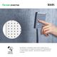 Купить Лейка для душа, хром, Slide, IDDIS, SLI1F0Ci18 (sli1f0ci18) по цене 1590 руб., в Санкт-Петебруге в интернет магазине 100-Систем, а также дургие товары IDDIS из раздела Лейки и Комплектующие для душа