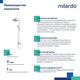 Купить Душевая система с тропическим душем, Stripe, Milardo, STRSB1FM06 (strsb1fm06) по цене 11990 руб., в Санкт-Петебруге в интернет магазине 100-Систем, а также дургие товары MILARDO из раздела Душевые стойки и Душевые стойки, системы, панели, гарнитуры