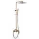 Купить Душевая стойка ABBER Wasserfall AF8616G с изливом, золото матовое (af8616g) по цене 58800 руб., в Санкт-Петебруге в интернет магазине 100-Систем, а также дургие товары ABBER из раздела Душевые стойки и Душевые стойки, системы, панели, гарнитуры