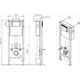 Купить Комплект CARINA XL CO DPL EO slim инсталляция VECTOR кнопка BLICK пластик хром матовый (64440) по цене 24090 руб., в Санкт-Петебруге в интернет магазине 100-Систем, а также дургие товары CERSANIT из раздела Готовые решения и Инсталляции
