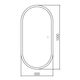 Купить Зеркало ABBER Kontur AG6303S-1.0 с подсветкой, сенсорный выключатель, диммер (ag6303s-1.0) по цене 12800 руб., в Санкт-Петебруге в интернет магазине 100-Систем, а также дургие товары ABBER из раздела Зеркала и Мебель для ванной комнаты