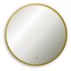 Купить Зеркало ABBER Mond AG6204SCGL-1.0 с подсветкой, бесконтактный выключатель, диммер, золото (ag6204scgl-1.0) по цене 17500 руб., в Санкт-Петебруге в интернет магазине 100-Систем, а также дургие товары ABBER из раздела Зеркала и Мебель для ванной комнаты