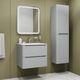 Купить Тумба с умывальником, подвесная, 60 см, светло-серый, Edifice, IDDIS, EDI60L0i95K подходит умыв. 0106000i28 (edi60l0i95k) по цене 44440 руб., в Санкт-Петебруге в интернет магазине 100-Систем, а также дургие товары IDDIS из раздела Тумбы с умывальником и Мебель для ванной комнаты