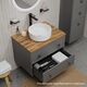 Купить Тумба подвесная, со столешницей, 70 см, темно-серый, Torr, IDDIS, TOR70DBi95K (tor70dbi95k) по цене 33590 руб., в Санкт-Петебруге в интернет магазине 100-Систем, а также дургие товары IDDIS из раздела Тумбы под раковину и Мебель для ванной комнаты