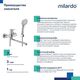 Купить Смеситель для ванны, глянцевый хром, Demi, Milardo, DEMSB02M02 (demsb02m02) по цене 7890 руб., в Санкт-Петебруге в интернет магазине 100-Систем, а также дургие товары MILARDO из раздела Смесители с длинным изливом и Смесители для ванны и душа